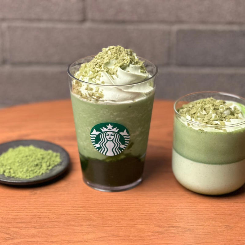 上から下まで抹茶づくし！, 玉露好きな方はラテがおすすめ！, スターバックス初の米糀ビバレッジ, 三角から丸い形に変更になったスコーン
