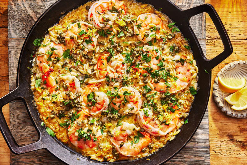 Shrimp Scampi, Lemony Shrimp Pasta, Cajun Shrimp Salad, Blackened Shrimp Tacos, Cajun Shrimp Casserole, One-Pan Garlic-Butter Shrimp With Orzo, Cajun Shrimp Pasta, Easy Grilled Shrimp, Sheet Pan Creole-Shrimp Penne, Shrimp Cakes, Creamy Tuscan Shrimp Pasta, Shrimp Salad, Shrimp Risotto, Shrimp Alfredo, Southern Fried Shrimp, Grilled Shrimp Tacos, Grilled Shrimp Lettuce Wraps, Shrimp Salad Rolls, New Orleans Barbecue Shrimp, Blackened Shrimp Rice Bowls, Shrimp With Honey-Garlic Sauce, Shrimp Fried Rice Recipe, Quick Shrimp And Corn Chowder, Skillet Shrimp Destin with Orzo Recipe, Sheet Pan Shrimp-And-Pineapple Tacos