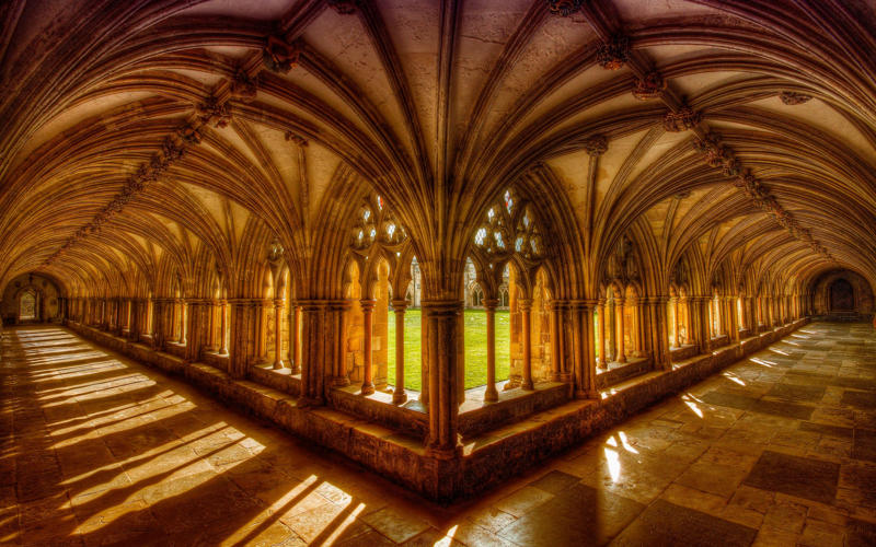 1. Soaring spires, Head to… Salisbury, Wiltshire, 2. A gargantuan nave, Head to… Liverpool, Merseyside, 3. Stunning stained glass, Head to… Canterbury, Kent, 4. Cracking cloisters, Head to… Norwich, Norfolk, 5. A cool crypt, Head to… Ripon, North Yorkshire, 6. Precious relics, Head to… Hereford, Herefordshire, 7. Pilgrim appeal, Head to… St Davids, Pembrokeshire, 8. Quirky features, Head to… Lincoln, Lincolnshire, 9. A first-class choir, Head to… Westminster, London, 10. High design, Head to… Clifton, Bristol