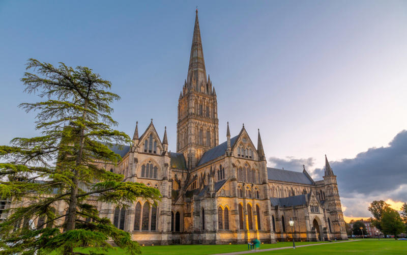 1. Soaring spires, Head to… Salisbury, Wiltshire, 2. A gargantuan nave, Head to… Liverpool, Merseyside, 3. Stunning stained glass, Head to… Canterbury, Kent, 4. Cracking cloisters, Head to… Norwich, Norfolk, 5. A cool crypt, Head to… Ripon, North Yorkshire, 6. Precious relics, Head to… Hereford, Herefordshire, 7. Pilgrim appeal, Head to… St Davids, Pembrokeshire, 8. Quirky features, Head to… Lincoln, Lincolnshire, 9. A first-class choir, Head to… Westminster, London, 10. High design, Head to… Clifton, Bristol