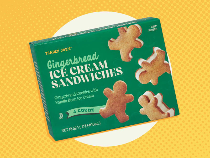 Danish Gingerbread Snaps, Break Apart Reindeer, Peppermint Brookie, Gingerbread Ice Cream Sandwiches, Pasta Festiva Cheese & Pesto Ravioli