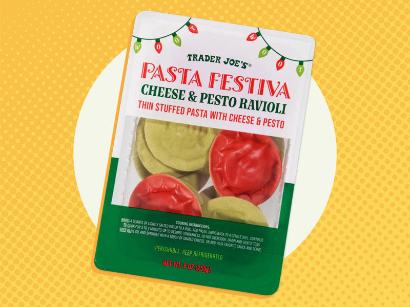 Danish Gingerbread Snaps, Break Apart Reindeer, Peppermint Brookie, Gingerbread Ice Cream Sandwiches, Pasta Festiva Cheese & Pesto Ravioli