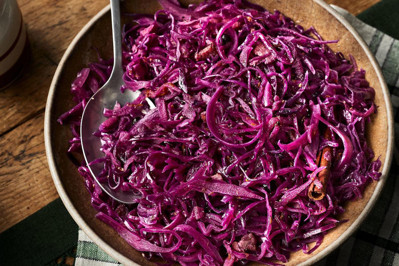 Charred Cabbage Salad with Pecan Dukkah and Chile-Lime Butter, One-Pot Creamy Cabbage Pasta, Korean Cabbage Pancakes, Buttery Irish Cabbage, Apple Cider–Braised Cabbage, Gingery Creamed Kale and Cabbage, Caramelized Cabbage with Caraway-Chili Crisp, Charred Cabbage with Coconut, Garlic, and Chili Crisp, Cabbage and White Bean Soup with Crispy Prosciutto, Feta and Cabbage Pierogi, Coconut-Lime Chicken and Cabbage Salad, Charred Cabbage with Ssamjang Butter, Coconut-Cabbage Soup with Lemongrass, Braised Chicken Thighs with Sauerkraut, Sautéed Cabbage with Herbs, Niños Envueltos Dominicanos (Dominican Stuffed Cabbage Rolls), Mul Kimchi (White Kimchi), Red Cabbage Salad with Baked Cherries, Apples, and Almond Dukkah, Buttery Cabbage-and-Sausage Pasta, Lillian’s Whole Stuffed Cabbage, Classic Coleslaw, Cabbage and Speck Panade, Braised Red Cabbage with Apples and Bacon, Napa Cabbage Pockets with Tofu, Pan-Seared Skirt Steaks with Carrot Puree and Braised Cabbage, Vigorón (Nicaraguan Cabbage and Yuca with Chicharrones), Charred Cabbage Wedges with Anchovies and Parmesan, Corned Beef and Cabbage, Quick Red Cabbage Slaw, Potato and Smoked Fish Cabbage Rolls, Red Cabbage Salad with Fennel, Orange, and Pepitas, Avocado and Cabbage Slaw, Meat-Stuffed Cabbage Cakes, Red Cabbage Stir-Fry with Coconut