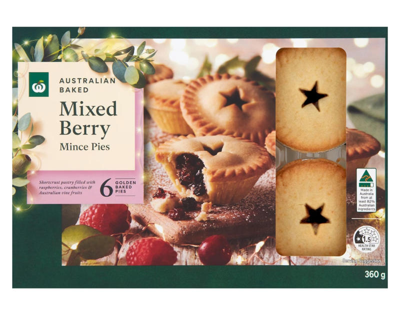 Aldi brandy crumble fruit mince tarts, Aldi Jamaican rum deluxe fruit mince tarts, Aldi apple crumble fruit mince tarts, Woolworths Davidson plum and gin fruit mince tarts, Coles brown butter and Jamaican rum fruit mince pie, Coles Christmas fruit mince pie, Woolworths mixed berry mince pies, Woolworths fruit mince pies with apple brandy, Aldi fruit mince pies, IGA Yarrows plum and gin tarts, .50, Woolworths fruit mince pies
