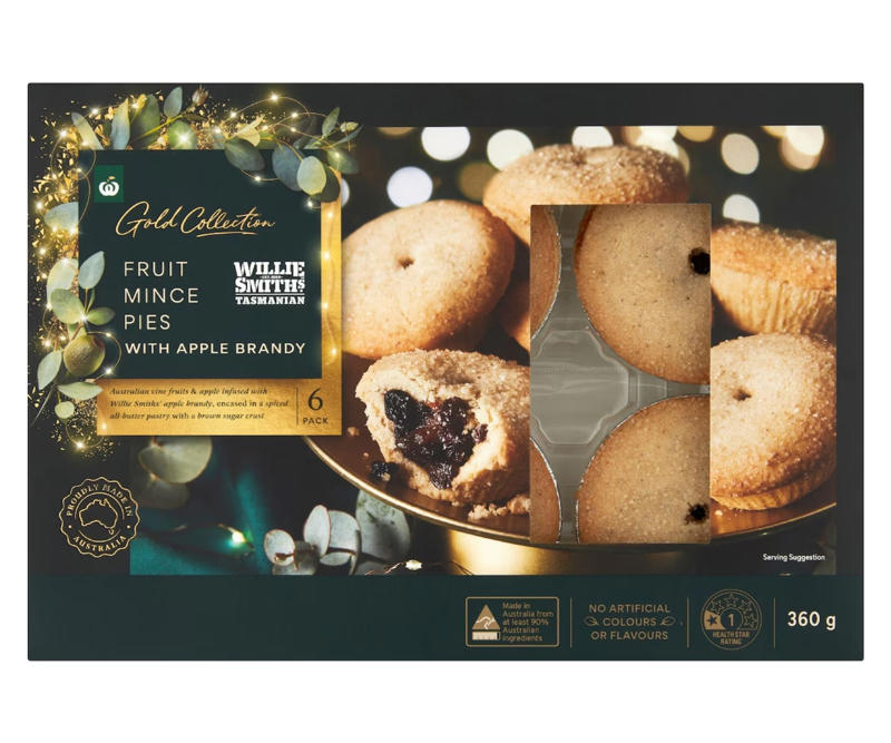 Aldi brandy crumble fruit mince tarts, Aldi Jamaican rum deluxe fruit mince tarts, Aldi apple crumble fruit mince tarts, Woolworths Davidson plum and gin fruit mince tarts, Coles brown butter and Jamaican rum fruit mince pie, Coles Christmas fruit mince pie, Woolworths mixed berry mince pies, Woolworths fruit mince pies with apple brandy, Aldi fruit mince pies, IGA Yarrows plum and gin tarts, .50, Woolworths fruit mince pies