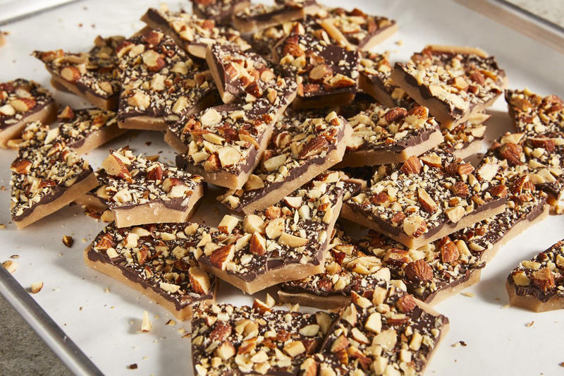 Stained Glass Windows, Chocolate-Covered Cherries, Old-Fashioned Molasses Taffy, Saltine Cracker Toffee, Candied Lemon Peel, Divinity, Chewy Caramel, Candy Cane Fudge, Candy Strawberries, Mom's Best Peanut Brittle, Aunt Teen's Creamy Chocolate Fudge, 5-Ingredient Peppermint Bark, Best Toffee Ever - Super Easy, World's Best Peanut Butter Fudge, Christmas Turtles Candies, Torrone (Italian Nut and Nougat Confection), More Sweet Inspiration