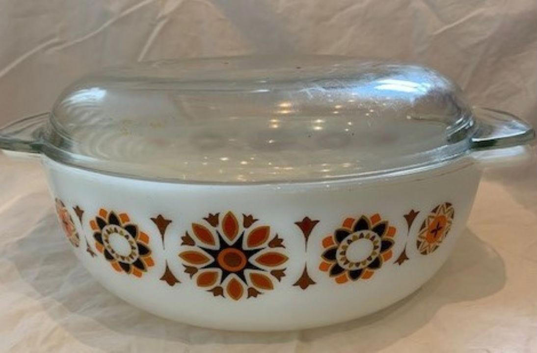 Patterned Pyrex Nesting Bowls 7 Vintage Kitchen Items from Grandma’s House Now Worth a Fortune, Jadeite Mixing Bowls And Dinnerware, Patterned Pyrex Nesting Bowls, Midcentury Cast Iron Skillets, Colorful Enamel Stockpots And Dutch Ovens, Retro Stand Mixers In Pastel Shades, Novelty Cookie Jars With Character, Metal Bread Boxes And Canister Sets