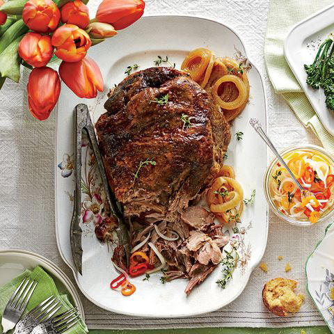 Slow-Cooker Ham, Uncle Jack's Mac-And-Cheese, Slow-Cooker Pork Roast, Slow-Cooker Peach Cobbler, Slow-Cooker Pot Roast, Slow-Cooker Grape Jelly Meatballs, Slow-Cooker Green Beans, Lemon Bar Cake, Slow-Cooker Corn Chowder, Slow-Cooker Collard Greens With Ham Hocks, Slow-Cooker Cinnamon Roll Casserole, Slow-Cooker Cornbread Dressing, Slow-Cooker Sweet Potato Casserole, Chocolate-Cinnamon Latte Cake, Creamy Potato-And-Ham Hock Slow-Cooker Soup, Slow-Cooker Apple Butter, Crawfish Dip, Beer-Braised Pot Roast, Easy Slow-Cooker Pulled Pork, Slow-Cooker Vegetable Soup, Navy Bean And Ham Soup, Slow-Cooker Chicken And Gravy, Spinach-And-Broccoli Breakfast Bread Pudding, Slow-Cooker Green Bean Casserole