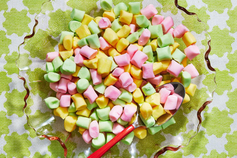 Copper Pennies, Cherries Jubilee, Crispy Cheese Wafers, Carter Family Pimiento Cheese, Angel Pie, Onion Boil, Ham Salad, Homemade Butter Mints, Cucumber Sandwiches, Bacon Bow Tie Crackers, Classic Okra And Tomatoes, Home-Style Butterbeans, Classic Candied Yams, Classic Fresh Field Peas, Classic Macaroni Salad With Ham, Tomato Aspic, Poppy Seed Chicken, Fresh Corn Spoonbread, New Turkey Tetrazzini, New Tuna Casserole With Potato Chips, Pineapple Casserole, Chicken-And-Wild Rice Casserole, Quiche Lorraine, Chicken-Fried Steak, Chicken-And-Collards Pilau, Chicken Spaghetti Casserole, Coca-Cola Cake, Southern Buttermilk Pie, Light Fruitcake, Blueberry-Cornmeal Cake, Chocolate Lasagna, Blackberry Jam Cake, Sliced Sweet Potato Pie With Molasses Whipped Cream, Mrs. Floyd's Divinity, Rebecca's Black Bottom Icebox Pie, The Lemon Cheese Layer Cake, Fudge Cake, Oatmeal-Caramel Cream Pies, Shaker Lemon Pie, Strawberry-Pretzel Jello Salad, The Lane Cake, Classic Chess Pie, Old-Fashioned Shoofly Pie, Apple Stack Cake, Soda Cracker Pie, Buttermilk Spoon Bread, Hoppin' John Soup, Lime Cottage Cheese Jello Salad With Sour Cream Chili Sauce Dressing, Ham-And-Bean Soup, Egg Custard Pie, Best Waldorf Salad, Cushaw Pie With Vanilla Bean Custard Sauce, Hashbrown Casserole, Retro Rum Punch, Pear Salad, Old-School Squash Casserole, Ham Cheese Ball, Cornbread Salad
