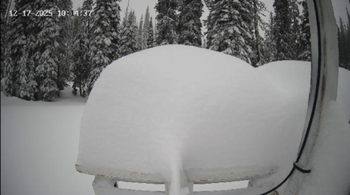 10. Jackson Hole, WY: 317”, 9. Whitewater, BC: 329” (838 cm), 8. Stevens Pass, WA: 332”, 7. Mount Bohemia, MI: 345”, 6. Lake Louise, AB: 351”, 5. Kicking Horse, BC: 353” (899 cm), 4. Alyeska, AK: 353”, 3. Jay Peak, VT: 395”, 2. Mt. Baker Ski Area, WA: 416”, 1. Revelstoke, BC: 440” (1,120 cm)