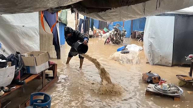 Winter storm wreaks havoc in Gaza