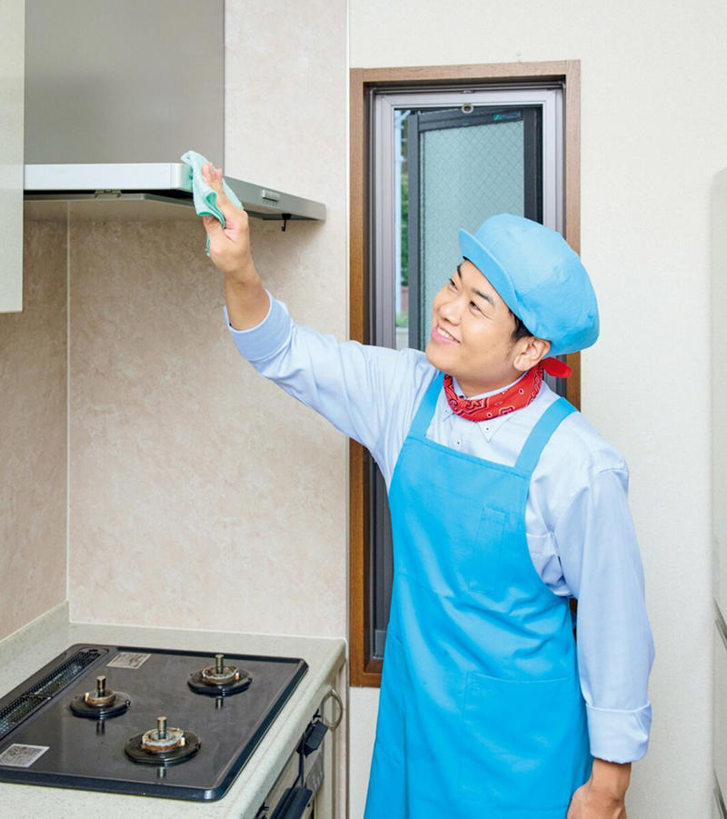 換気扇回りの汚れ【所要時間：5分】, コンロの汚れ【所要時間：5分】, 余力があればここもきれいに！シンク＆蛇口のくもり, スピード掃除をかなえる洗剤4つ