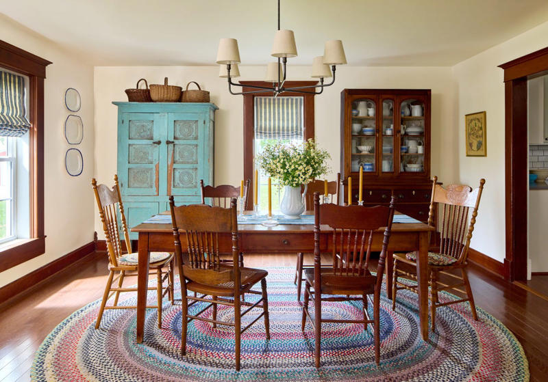 After: Prettied-Up Porch, Before, After: Welcoming Entry, Before, Before, After: Dish-Filled Dining Room, Before , After: Countrified Kitchen, After: Character-Filled Bathroom , Before, After: Hodgepodge Home Office, Before, After: Cheery Mudroom, Before, After: Colorful Back Entry, Before, After: Inviting Hallway, Before, After: Breezy Bedroom , Before, After: Nostalgic Bathroom, Before, After: Gallery-Walled Guest Quarters, Before, After: Whimsical Kids’ Room, Gathering-Ready Yard