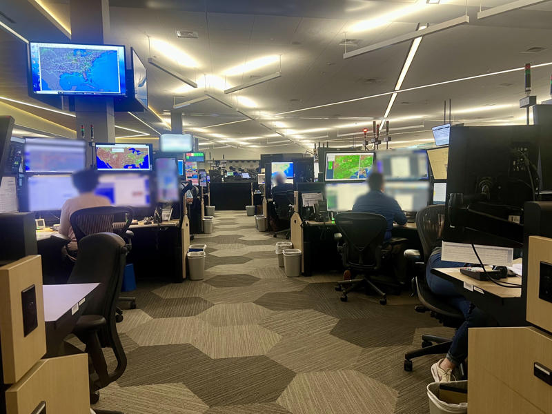 The IOC doesn't look like your typical cubicle office, American uses automation to help manage irregular operations, Crew scheduling and dispatch are among the biggest teams, Smaller workgroups are still essential to the operation, A command center is set up for emergency events