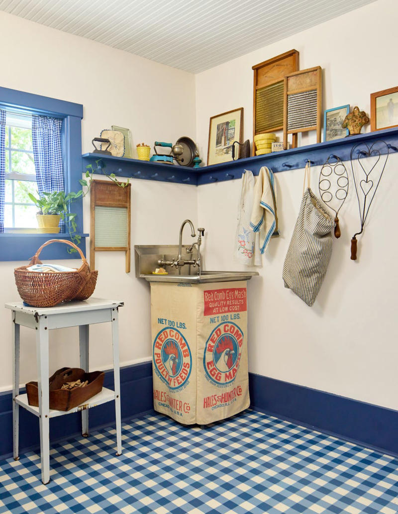 After: Prettied-Up Porch, Before, After: Welcoming Entry, Before, Before, After: Dish-Filled Dining Room, Before , After: Countrified Kitchen, After: Character-Filled Bathroom , Before, After: Hodgepodge Home Office, Before, After: Cheery Mudroom, Before, After: Colorful Back Entry, Before, After: Inviting Hallway, Before, After: Breezy Bedroom , Before, After: Nostalgic Bathroom, Before, After: Gallery-Walled Guest Quarters, Before, After: Whimsical Kids’ Room, Gathering-Ready Yard