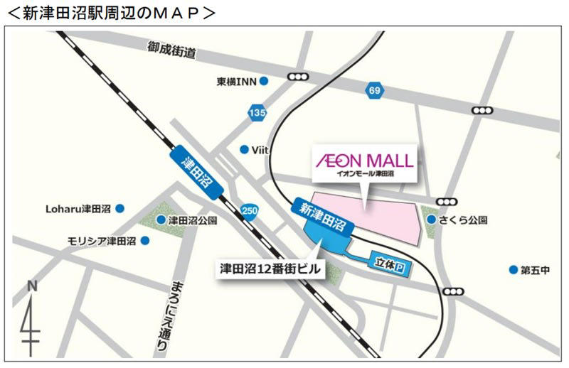 「イオンモール津田沼South」はどこにできる？, 「イオンモール津田沼South」誕生の背景, 「イオン津田沼」は11月にリニューアル、South開業後は改称, 「イオンモール津田沼South」はどんな施設になる？