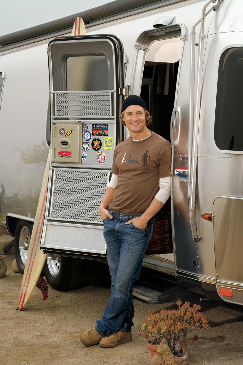 A room at the Chateau Marmont, Cattle ranch, Hollywood Hills compound, Airstream mobile home, Malibu mansion, Home in Austin, Texas, Hawaii house, Austin surf club