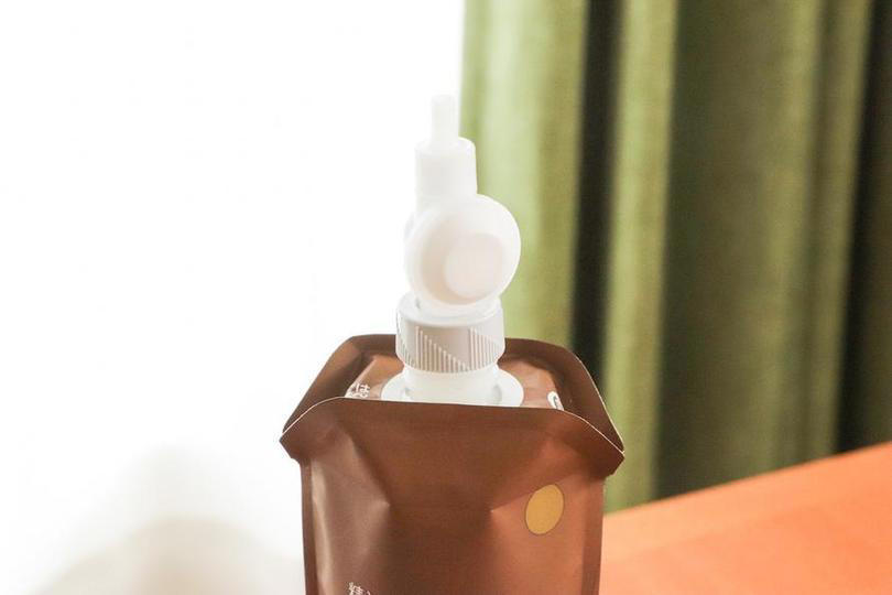 詰め替えの作業自体をなくしちゃうノズル, ボディーソープがボトルいらずで使えるようになった, プチストレスなボトル底のヌメりとも無縁に, 使える詰め替えタイプかどうかはチェック