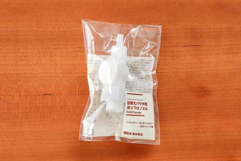 詰め替えの作業自体をなくしちゃうノズル, ボディーソープがボトルいらずで使えるようになった, プチストレスなボトル底のヌメりとも無縁に, 使える詰め替えタイプかどうかはチェック