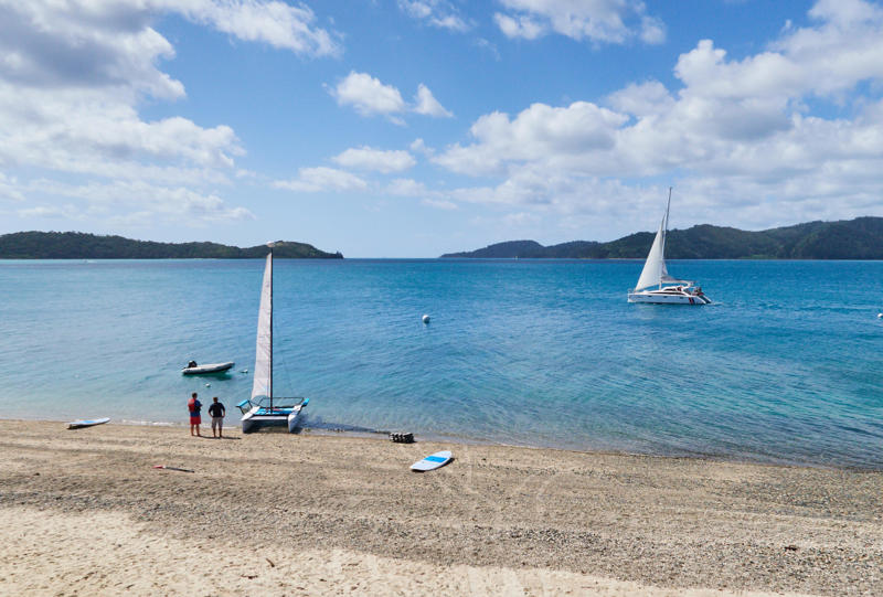 Sustainability is essential on Hamilton Island. Hamilton Island is located near the Great Barrier Reef, Hamilton Island became a go-to vacation destination during the 1980s., The Oatley family has invested millions into developing Hamilton Island., Hamilton Island has five hotels and a commercial airport., Sustainability is essential on Hamilton Island., There are activities for all ages on Hamilton Island., Sailing is a big deal on Hamilton Island., Best Job in the World