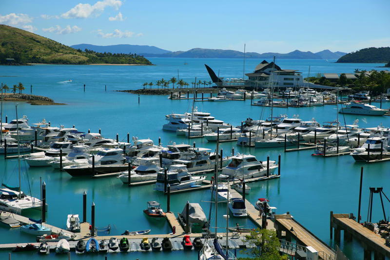 Hamilton Island became a go-to vacation destination during the 1980s. Hamilton Island is located near the Great Barrier Reef, Hamilton Island became a go-to vacation destination during the 1980s., The Oatley family has invested millions into developing Hamilton Island., Hamilton Island has five hotels and a commercial airport., Sustainability is essential on Hamilton Island., There are activities for all ages on Hamilton Island., Sailing is a big deal on Hamilton Island., Best Job in the World