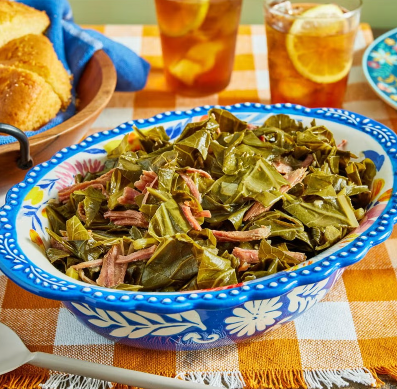 Hoppin' John, Collared Greens, Skillet Cornbread, Cabbage Soup, Slow Cooker Pulled Pork, Grits Casserole, Collared Greens Salad, Macaroni and Cheese, Southern Fried Okra, Chicken Fried Steak, Cabbage and Sausage, Southern Fried Corn, Cajun Green Bean Casserole, Cornbread Casserole, Pimento Cheese, Ham and Bean Soup, Biscuits and Sausage Gravy, Shrimp and Grits, Chocolate Chess Pie, Stuffed Cabbage
