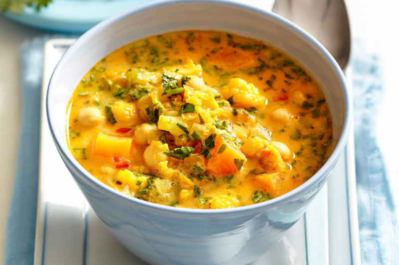      Chicken Mulligatawny Soup   ,      Tom Yum Chicken Noodle Soup   ,      Tuscan Tomato and Bean Soup   ,      Cannellini and Chorizo Soup   ,      Fast Ed’s Ham Hock, Potato and Leek Soup   