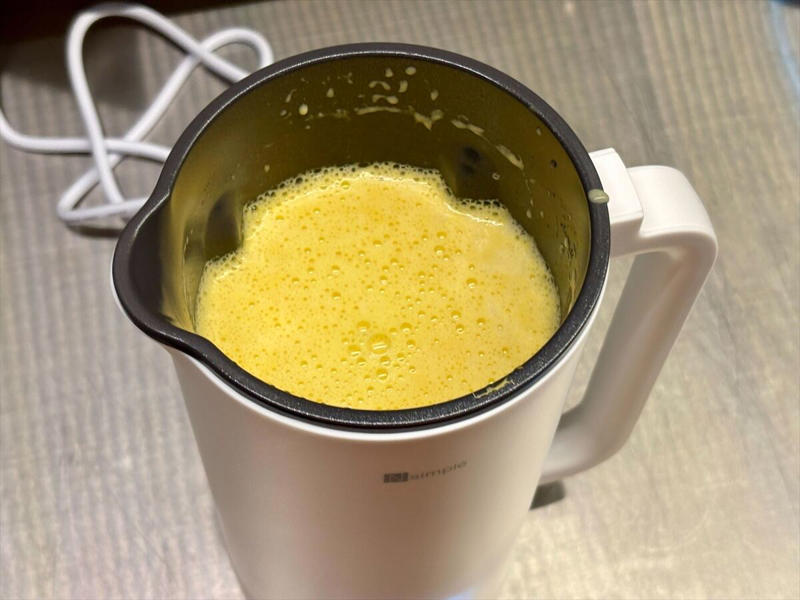容量は600ml、コンパクトな設計だけどちょっと背は高め, 使用前は念入りに洗浄を！, とろとろポタージュがほったらかしで完成！おかゆやゆで卵もできる！, メニューにはないけど実はある「洗浄モード」, ポタージュが「毎日のごはん」に昇格！あったかいスープ好きにオススメ