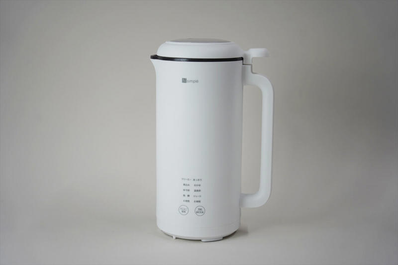 容量は600ml、コンパクトな設計だけどちょっと背は高め, 使用前は念入りに洗浄を！, とろとろポタージュがほったらかしで完成！おかゆやゆで卵もできる！, メニューにはないけど実はある「洗浄モード」, ポタージュが「毎日のごはん」に昇格！あったかいスープ好きにオススメ