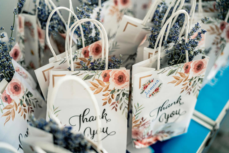 The hotel welcome bags really don't need to be extravagant. Everyone is looking for dance-worthy music at a wedding., Comfort trumps aesthetics at weddings., Flowers are nice, but there's no need to go overboard., The hotel welcome bags really don't need to be extravagant.