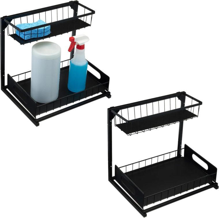 Ebern Designs Bed Sheet Organiser (4 Pack), £56.99, Wayfair, Joseph Joseph Compact Cutlery Organiser, £12.18, Amazon, Mantaraj Extendable Four-Tier Spice Rack, £16.95, B&amp;Q, HOOBRO Over Toilet Storage Unit, £51.18, Amazon, Set of 4 Grey Pan Lid Holders, £13, Joseph Joseph, Homiu Expandable Pan Rack, £14.99, B&amp;Q, Habitat Pack of 2 Seagrass Wave Storage Basket, £18, Argos, Hayden Storage Coffee Table, £299, Next, SKUBB set of 6 drawer dividers, £6, IKEA, OXO 5-Piece POP Container Set, £54.99, Lakeland, Under Sink Slide-out Organiser, £23.62, Amazon, BIGSO Sweden Hanging Box File, £35.27, Amazon, D-Line Cable Tidy Unit, £10.99, The Range, Oak Trinket Shelf, from £12, Futon Company, Simple Houseware Adjustable Closet Hanging Rod, £22.34, Amazon, Lidded Storage Basket, £36, John Lewis