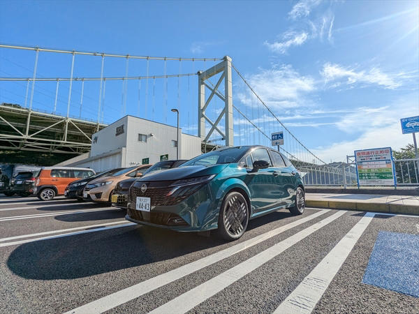 オートポリスまでは自走の方がラクで安い？, 15時に東京・用賀出発！ 果たして何時に着くのか, 名古屋から大阪まで駆けぬけるも燃料は余裕, ついに広島で給油ランプが！ 初めての給油, 九州上陸！ 高速代は予定より安かった, e-POWERは高速道路で燃費が悪いわけではなかった！