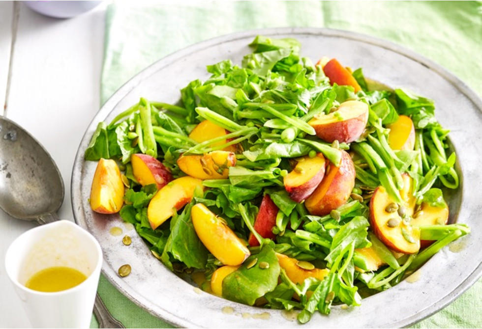 Our Best Salad Recipes, Mediterranean Prawn Salad , Smoky Texan Chicken with Ranch Salad , Lamb with Chickpea and Avocado Salad , Charred Potato Caesar Salad , Bacon and Corn Pasta Caesar Salad , Sweet Chilli Chicken and Pineapple with Salad , Spicy Sausages with Pineapple Rice Salad , Tuscan Steaks with Olive Avocado Salad , Thai Fish and Prawn Cakes with Asian Salad