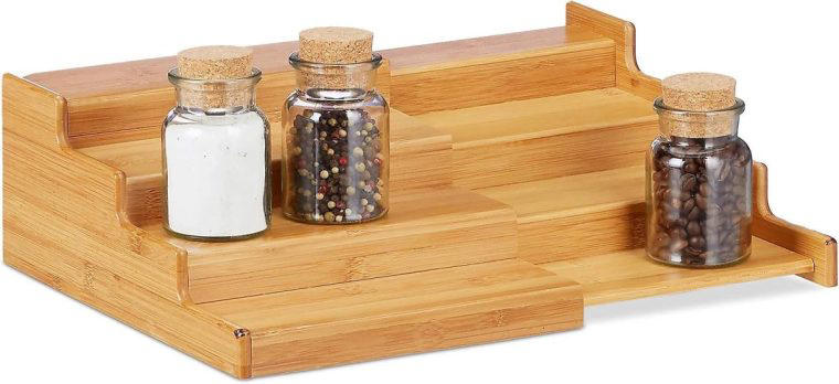 Ebern Designs Bed Sheet Organiser (4 Pack), £56.99, Wayfair, Joseph Joseph Compact Cutlery Organiser, £12.18, Amazon, Mantaraj Extendable Four-Tier Spice Rack, £16.95, B&amp;Q, HOOBRO Over Toilet Storage Unit, £51.18, Amazon, Set of 4 Grey Pan Lid Holders, £13, Joseph Joseph, Homiu Expandable Pan Rack, £14.99, B&amp;Q, Habitat Pack of 2 Seagrass Wave Storage Basket, £18, Argos, Hayden Storage Coffee Table, £299, Next, SKUBB set of 6 drawer dividers, £6, IKEA, OXO 5-Piece POP Container Set, £54.99, Lakeland, Under Sink Slide-out Organiser, £23.62, Amazon, BIGSO Sweden Hanging Box File, £35.27, Amazon, D-Line Cable Tidy Unit, £10.99, The Range, Oak Trinket Shelf, from £12, Futon Company, Simple Houseware Adjustable Closet Hanging Rod, £22.34, Amazon, Lidded Storage Basket, £36, John Lewis