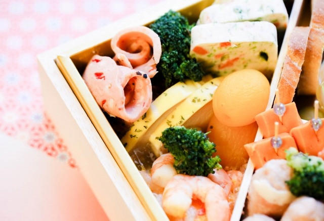 ・祝い魚・鯛を使った鯛めし, ・残ったなますを活用！なますの中華風サラダ, ・残った数の子を活用！数の子ときゅうりのプチトマト和え, ・お正月のおもてなしメニュー　ちらし寿司, ・お正月のおもてなしメニュー　お鍋, ・お正月のおもてなしメニュー　オードブル, ・お正月のおもてなしメニュー　ホットプレート料理