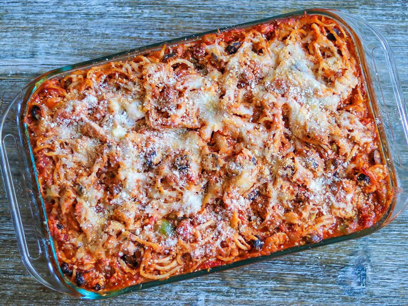 Cheesy Sausage Zucchini Casserole, Awesome Broccoli-Cheese Casserole, Buffalo Chicken and Roasted Potato Casserole, Old School Mac n' Cheese, Ground Beef Casserole with Brown Rice, Grandma's Hamburger Casserole, Chicken, Stuffing and Green Bean Casserole, Ladybug's Poppy Seed Chicken Casserole, Hamburger Rice Casserole, Cheeseburger Casserole with Tater Tots, Broccoli Cheese Casserole, The Casserole, Mom's Yummy Onion Casserole, Spaghetti Bake, Tater Tot Taco Casserole, More Inspiration