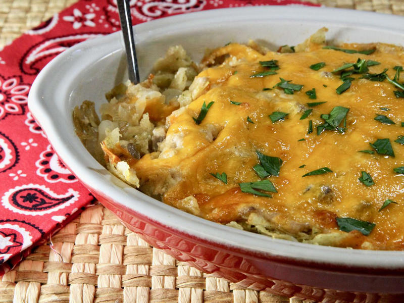 Cheesy Sausage Zucchini Casserole, Awesome Broccoli-Cheese Casserole, Buffalo Chicken and Roasted Potato Casserole, Old School Mac n' Cheese, Ground Beef Casserole with Brown Rice, Grandma's Hamburger Casserole, Chicken, Stuffing and Green Bean Casserole, Ladybug's Poppy Seed Chicken Casserole, Hamburger Rice Casserole, Cheeseburger Casserole with Tater Tots, Broccoli Cheese Casserole, The Casserole, Mom's Yummy Onion Casserole, Spaghetti Bake, Tater Tot Taco Casserole, More Inspiration