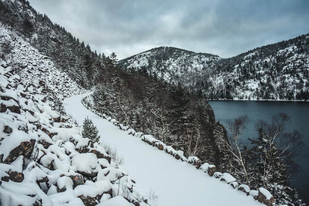 Grand Teton National Park (Wyoming), Yosemite National Park (California), Acadia National Park (Maine), Yellowstone National Park (Wyoming, Montana, Idaho), Rocky Mountain National Park (Colorado), Grand Canyon National Park (Arizona), Bryce Canyon National Park (Utah)