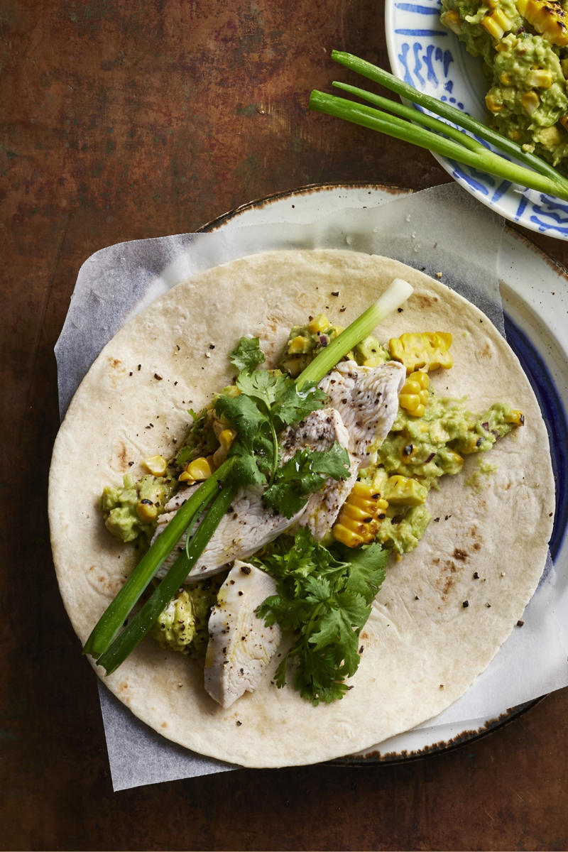 100 healthy dinner recipes your family will love, Eggplant pillows (Cuscini di melanzane) , Ginger fish stir fry , Grilled salmon and cos salad , Kale falafel salad with toasted pine nuts and hummus