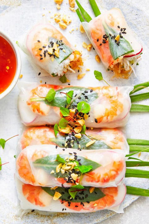 100 healthy dinner recipes your family will love, Eggplant pillows (Cuscini di melanzane) , Ginger fish stir fry , Grilled salmon and cos salad , Kale falafel salad with toasted pine nuts and hummus