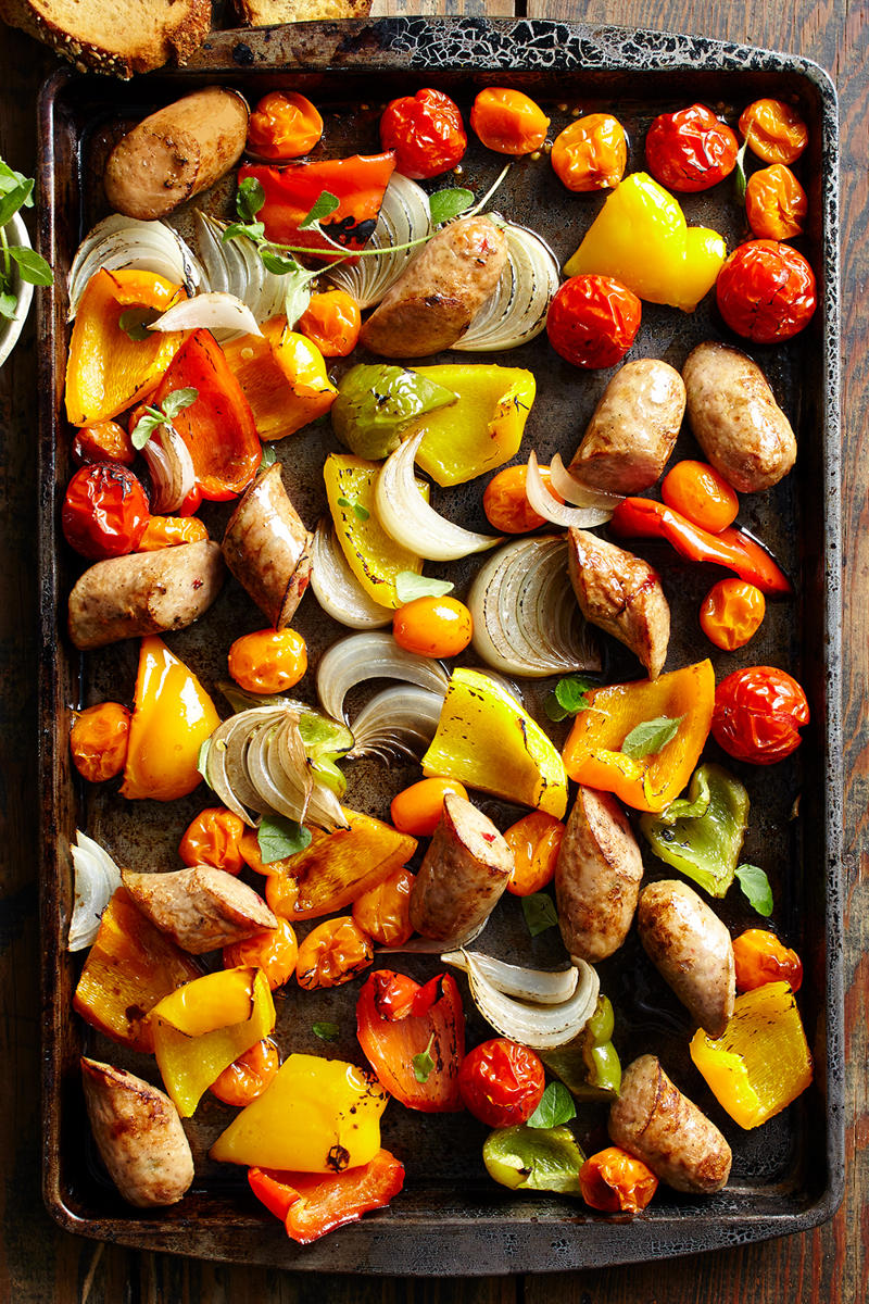 100 healthy dinner recipes your family will love, Eggplant pillows (Cuscini di melanzane) , Ginger fish stir fry , Grilled salmon and cos salad , Kale falafel salad with toasted pine nuts and hummus