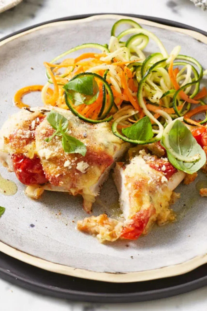 100 healthy dinner recipes your family will love, Eggplant pillows (Cuscini di melanzane) , Ginger fish stir fry , Grilled salmon and cos salad , Kale falafel salad with toasted pine nuts and hummus