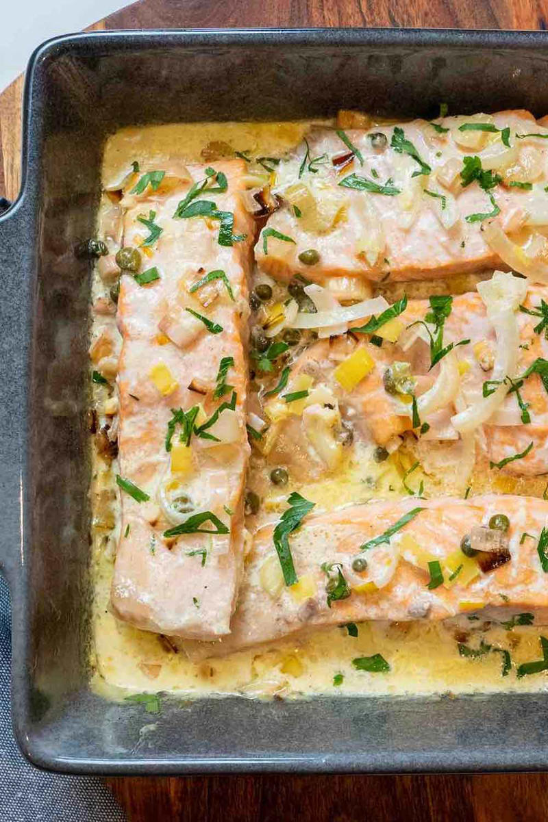 100 healthy dinner recipes your family will love,      Eggplant pillows (Cuscini di melanzane)   ,      Ginger fish stir fry   ,      Grilled salmon and cos salad   ,      Kale falafel salad with toasted pine nuts and hummus   