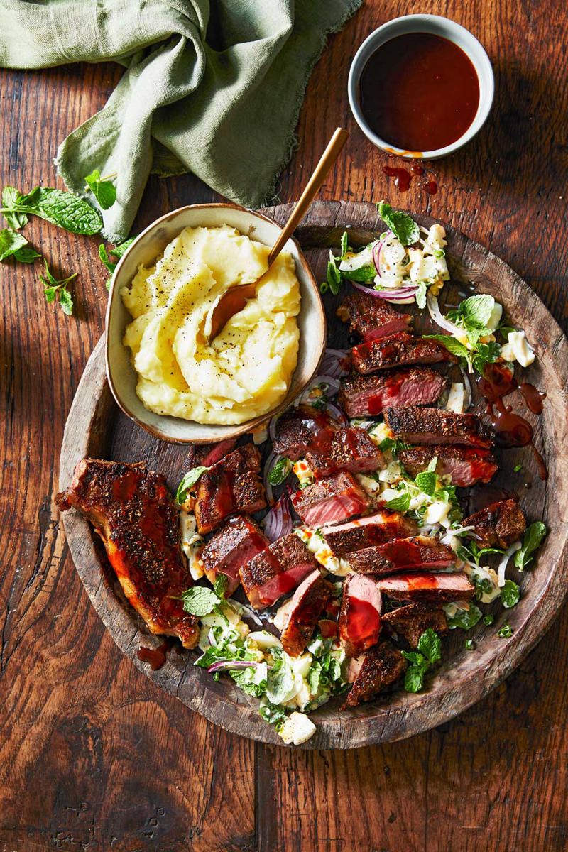 100 healthy dinner recipes your family will love, Eggplant pillows (Cuscini di melanzane) , Ginger fish stir fry , Grilled salmon and cos salad , Kale falafel salad with toasted pine nuts and hummus