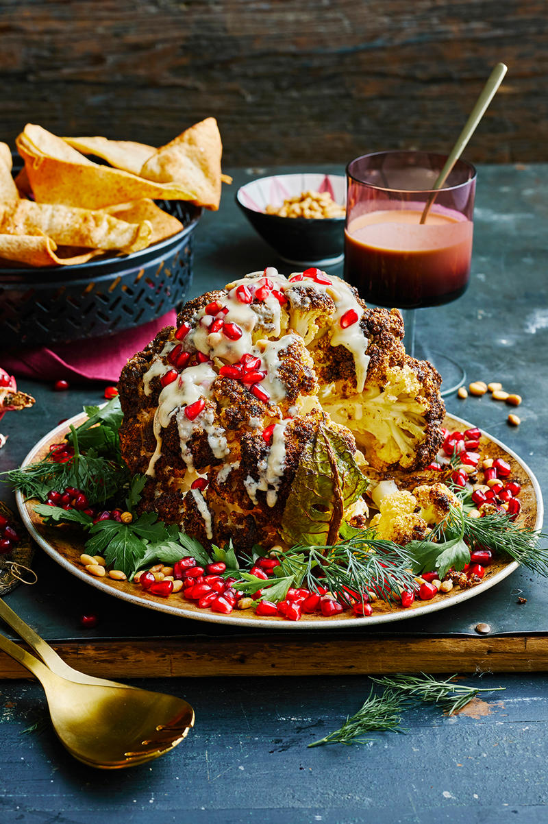 100 healthy dinner recipes your family will love,      Eggplant pillows (Cuscini di melanzane)   ,      Ginger fish stir fry   ,      Grilled salmon and cos salad   ,      Kale falafel salad with toasted pine nuts and hummus   
