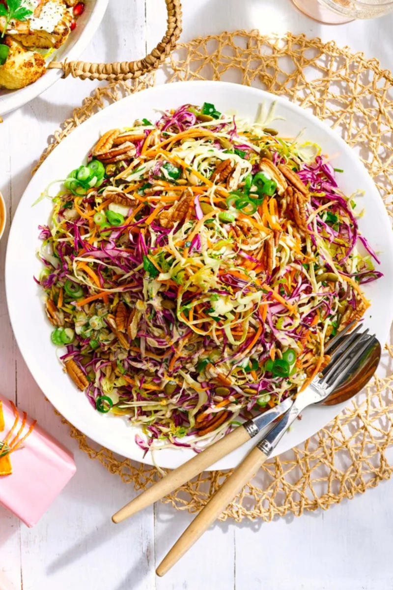 100 healthy dinner recipes your family will love, Eggplant pillows (Cuscini di melanzane) , Ginger fish stir fry , Grilled salmon and cos salad , Kale falafel salad with toasted pine nuts and hummus