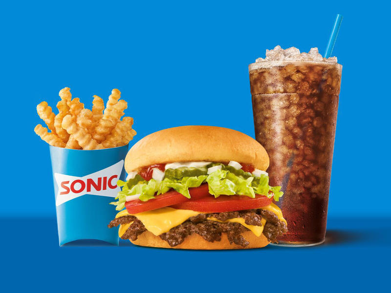 Arby’s Peach Cobbler Roll, Burger King's Ultimate Steakhouse Whopper and Cinnamon Apple Pie , Little Caesars Detroit Slices-N-Stix, Sonic’s All-American Smash Burgers, Taco Bell Volcano Quesarito