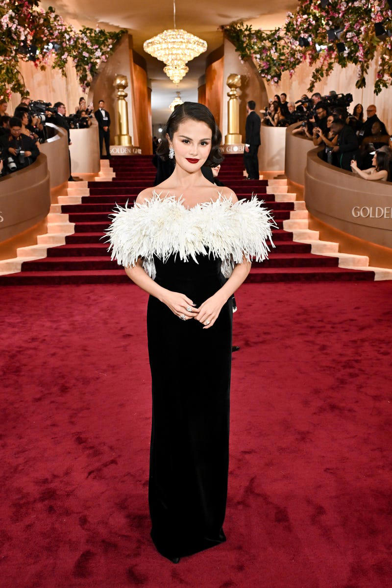 Selena Gomez in Chanel, Amanda Seyfried in Versace, Tessa Thompson in Balenciaga, Zöe Kravitz in Saint Laurent, Teyana Taylor in custom Schiaparelli Haute Couture, Jessie Buckley in Dior, Renate Reinsve in custom Louis Vuitton and Boucheron jewelry, Miley Cyrus in Saint Laurent, Jenna Ortega in Dilara Findikoglu
