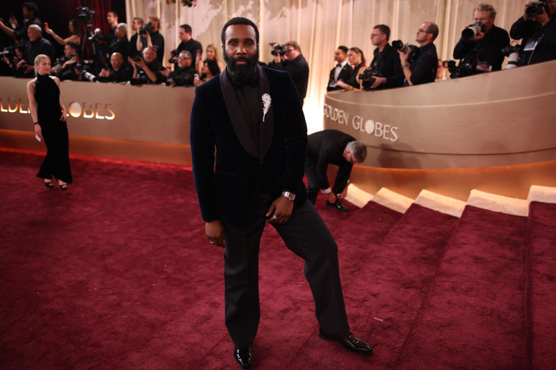 Stellan Skarsgård’s Omega Seamaster Aqua Terra Shades Moonshine Gold, Sterling K. Brown’s Audemars Piguet Royal Oak Perpetual Calendar, Timothée Chalamet’s Urban Jürgensen UJ-2, Chris Pine’s Cartier Tank Louis Cartier, Walton Goggins’ Cartier Tonneau, John Krasinski’s Glashütte Original Vintage Sixties, Colman Domingo’s Omega Speedmaster 38MM, Paul Mescal’s Cartier Tortue, Dwayne Johnson’s Chopard Alpine Eagle Frozen Summit, Jeremy Allen White’s Louis Vuitton Tambour, Wagner Moura’s Omega De Ville Trésor 40 mm, Jake Lacy’s Jaeger-LeCoultre Reverso Duoface Small Seconds, Glen Powell’s Omega Seamaster Aqua Terra 150M Moonshine Gold, Tramell Tillman’s Audemars Piguet Royal Oak “Jumbo” Extra-Thin Openworked, Oscar Isaac’s Bulgari Octo Finissimo, Marlon Wayans’ Omega Speedmaster Canopus Gold, Jacob Elordi’s Cartier Tank Normale, Adam Brody’s Jaeger-LeCoultre Reverso Tribute Monoface Small Seconds, Kumail Nanjiani’s Vacheron Constantin Overseas Perpetual Calendar Ultra-Thin, Orlando Bloom’s Porsche Design Chronograph 1 - 1975 Limited Edition, Benny Blanco’s Jacob & Co., Connor Storrie’s Tiffany & Co. Union Square, Leonardo DiCaprio’s Rolex Cosmograph Daytona “Le Mans”, Hudson Williams’ Bulgari Serpenti, Nick Jonas’s Fossil Carraway, George Clooney’s Omega Seamaster Aqua Terra 150M, Dylan Efron’s TAG Heuer Carrera Astronomer 39mm, Luke Grimes’ Blancpain Villeret Quantième Complet