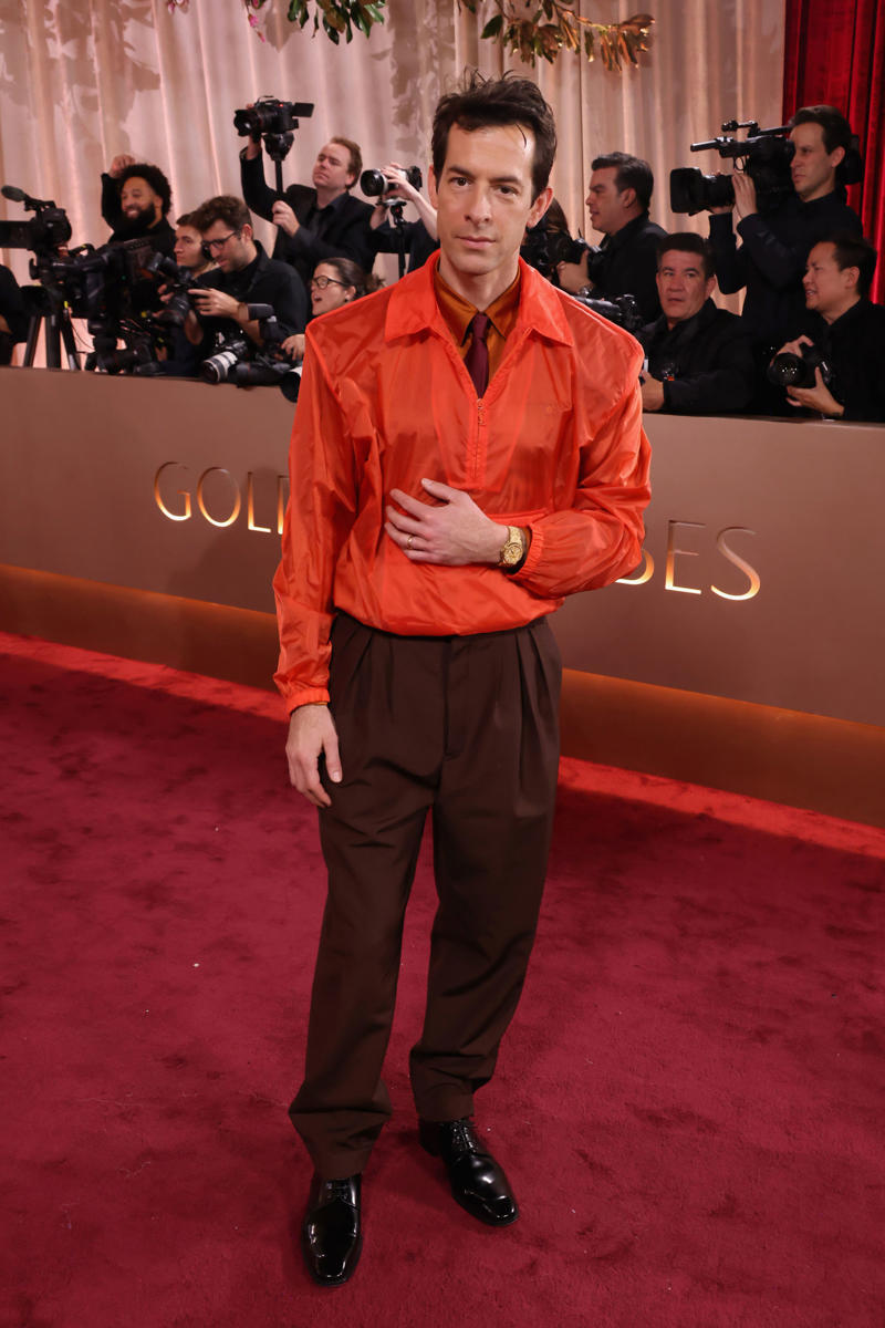 Stellan Skarsgård’s Omega Seamaster Aqua Terra Shades Moonshine Gold, Sterling K. Brown’s Audemars Piguet Royal Oak Perpetual Calendar, Timothée Chalamet’s Urban Jürgensen UJ-2, Chris Pine’s Cartier Tank Louis Cartier, Walton Goggins’ Cartier Tonneau, John Krasinski’s Glashütte Original Vintage Sixties, Colman Domingo’s Omega Speedmaster 38MM, Paul Mescal’s Cartier Tortue, Dwayne Johnson’s Chopard Alpine Eagle Frozen Summit, Jeremy Allen White’s Louis Vuitton Tambour, Wagner Moura’s Omega De Ville Trésor 40 mm, Jake Lacy’s Jaeger-LeCoultre Reverso Duoface Small Seconds, Glen Powell’s Omega Seamaster Aqua Terra 150M Moonshine Gold, Tramell Tillman’s Audemars Piguet Royal Oak “Jumbo” Extra-Thin Openworked, Oscar Isaac’s Bulgari Octo Finissimo, Marlon Wayans’ Omega Speedmaster Canopus Gold, Jacob Elordi’s Cartier Tank Normale, Adam Brody’s Jaeger-LeCoultre Reverso Tribute Monoface Small Seconds, Kumail Nanjiani’s Vacheron Constantin Overseas Perpetual Calendar Ultra-Thin, Orlando Bloom’s Porsche Design Chronograph 1 - 1975 Limited Edition, Benny Blanco’s Jacob & Co., Connor Storrie’s Tiffany & Co. Union Square, Leonardo DiCaprio’s Rolex Cosmograph Daytona “Le Mans”, Hudson Williams’ Bulgari Serpenti, Nick Jonas’s Fossil Carraway, George Clooney’s Omega Seamaster Aqua Terra 150M, Dylan Efron’s TAG Heuer Carrera Astronomer 39mm, Luke Grimes’ Blancpain Villeret Quantième Complet